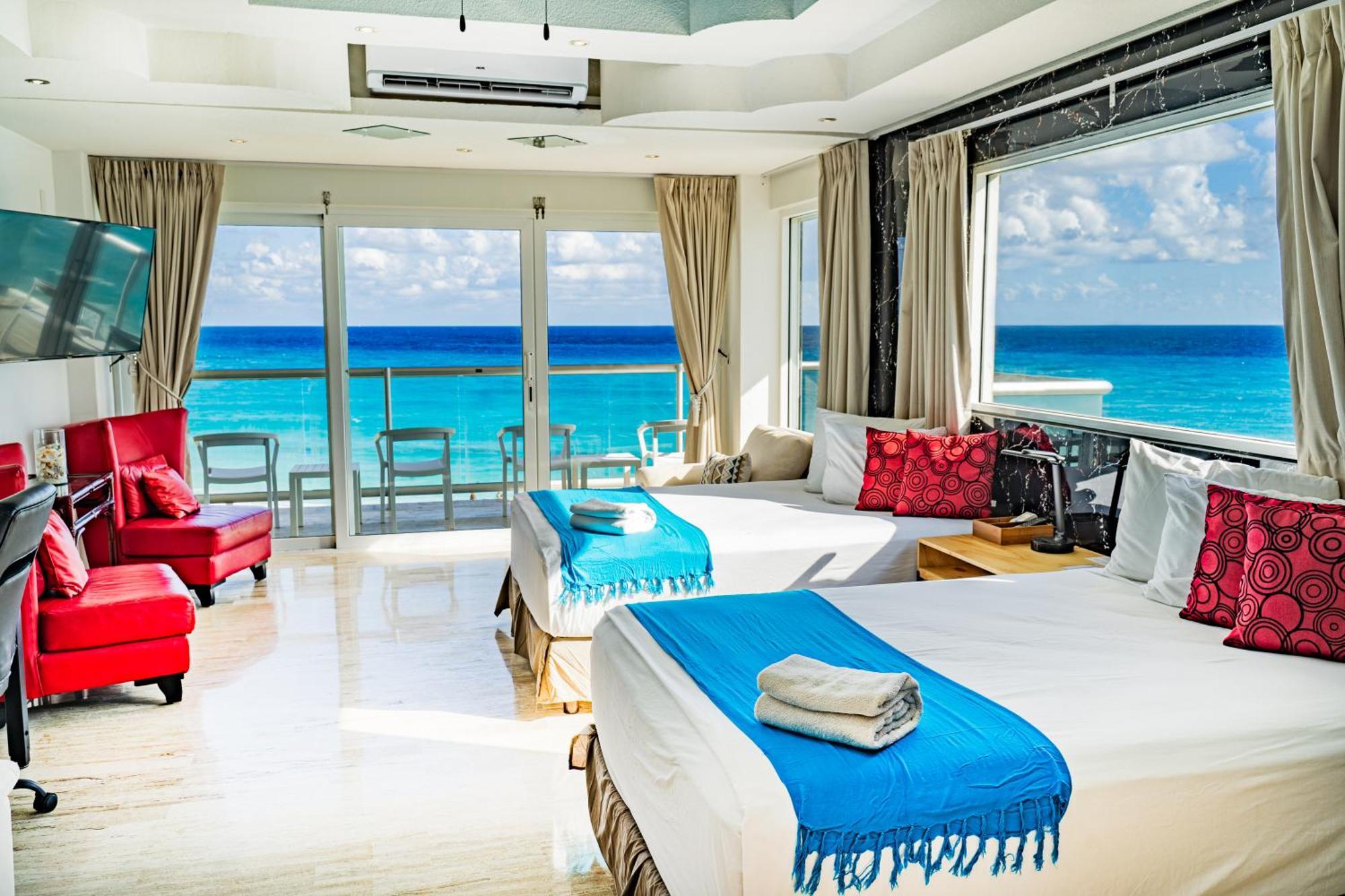 Paradise Beachfront & Nightlife Heart Cancún Buitenkant foto