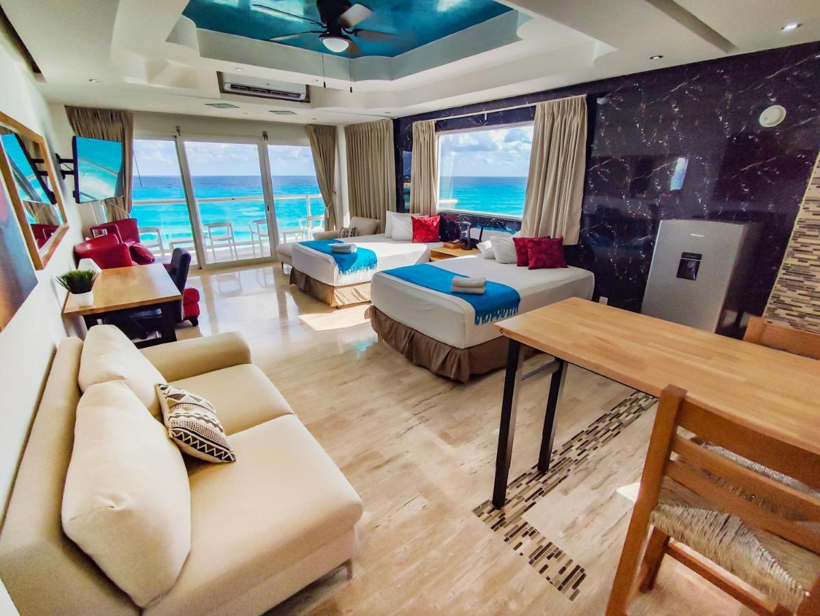 Paradise Beachfront & Nightlife Heart Cancún Buitenkant foto